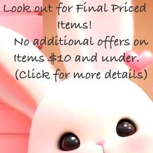 COPY - Look Out For Final Priced Items!